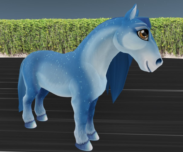 Amaretto Ponie Pals : Larimar Painted Female