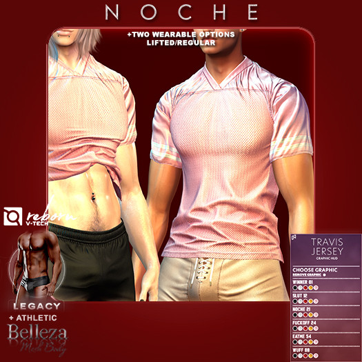 Noche. Travis Jersey Pink