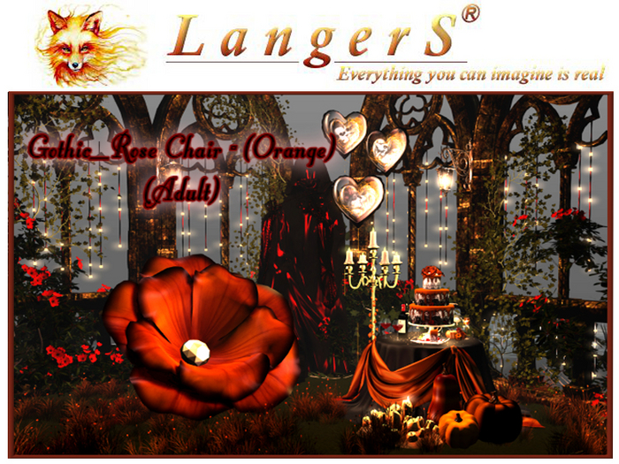 -LangerS-Gothic_Rose Chair (Orange)(Adult)