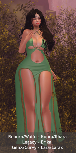 !!! Revna !!! 610 Mint Gold Dress