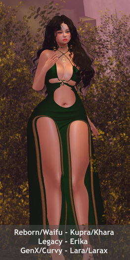 !!! Revna !!! 610 Green Dress
