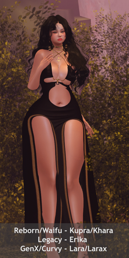 !!! Revna !!! 610 Brown Gold Dress