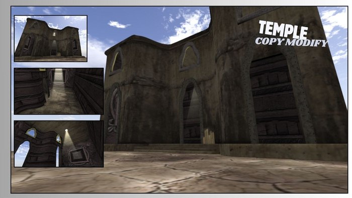 Temple - Copy & Modify Mesh