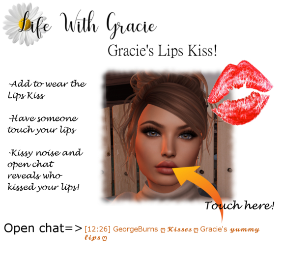 Gracie's Lips Kiss (packaged)