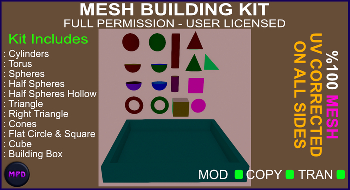MPD Mesh Building Kit v2024 - User Permission