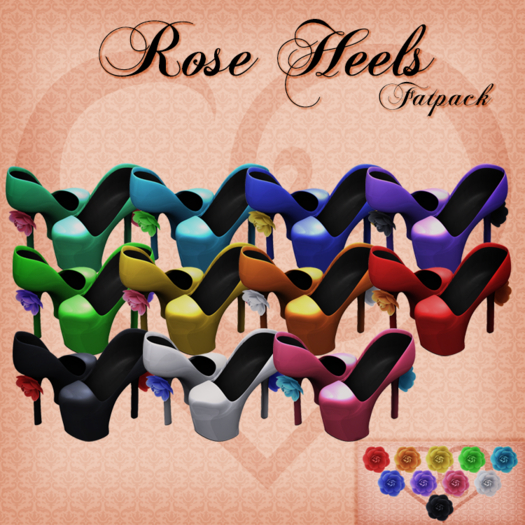 Rose Heels FATPACK