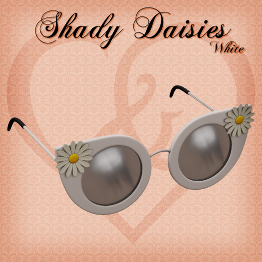 Shady Daisies - White