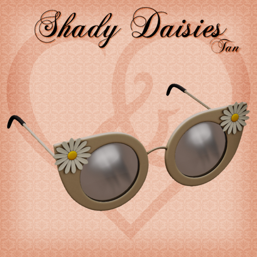 Shady Daisies - Tan