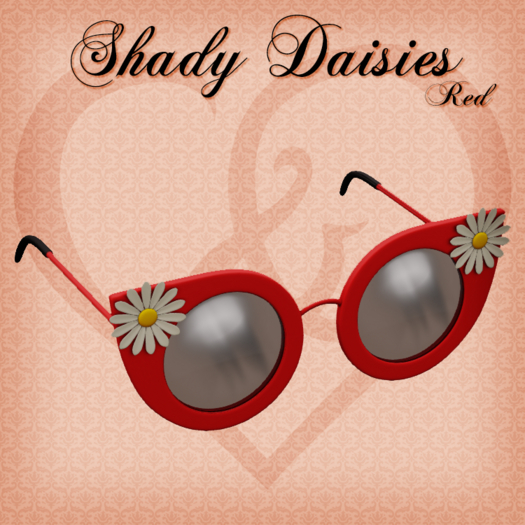 Shady Daisies - Red