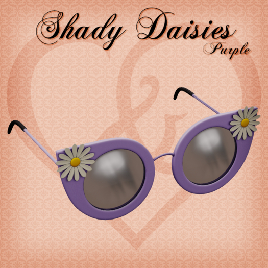 Shady Daisies - Purple