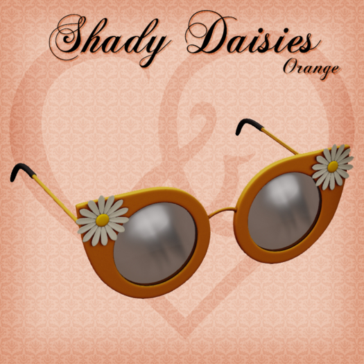 Shady Daisies - Orange