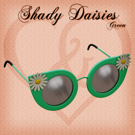Shady Daisies - Green