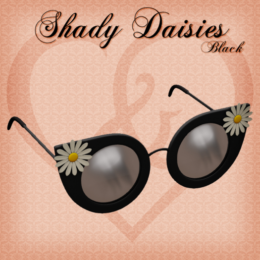 Shady Daisies - Black