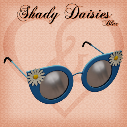 Shady Daisies - Blue