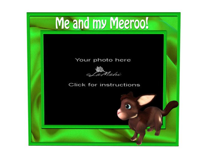 Picture Frame - Me and my Meeroo!