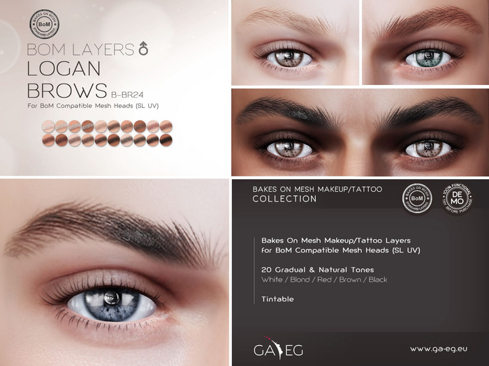 [GA.EG] Brows - B-BR24 Logan - BOM [SL]