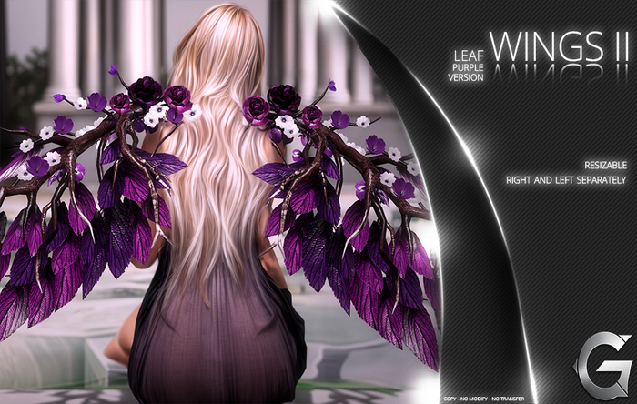 {geek} Leaf Wings II - Purple Version