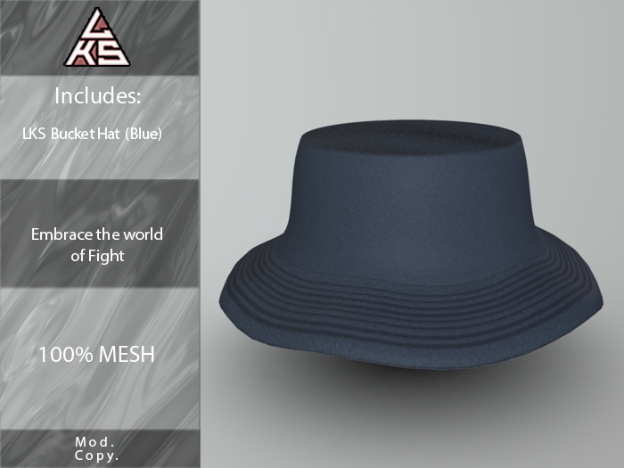 LKS Bucket Hat Blue