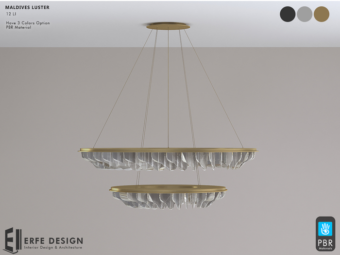 Maldives Luster 3Colors  [Erfe Design] PACK