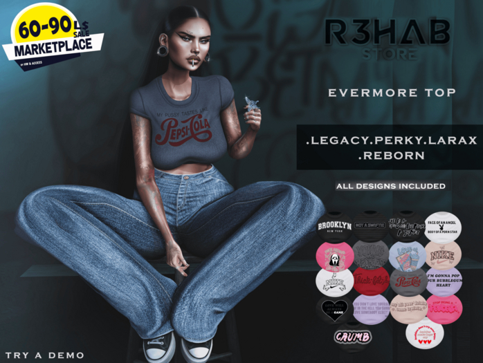 R3HAB- Evermore Top- Full Pack