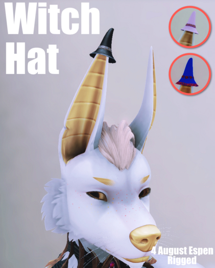 ~ Usagi ~ Witch Hat (Anubis Ear)  Touch 4 Open