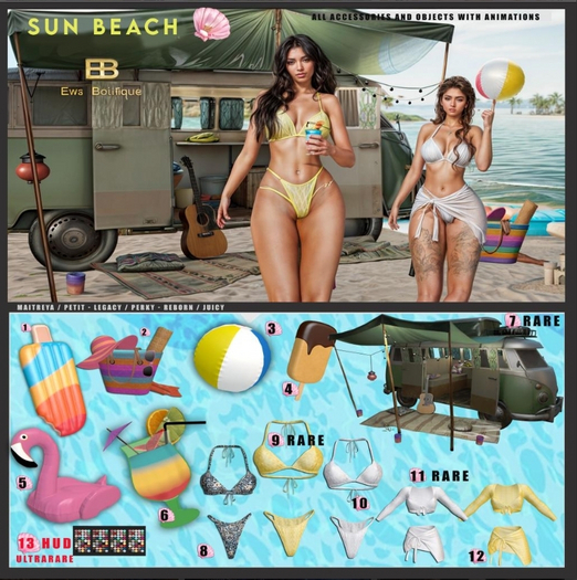 13 ULTRARARO -{EB} SUN BEACH GACHA
