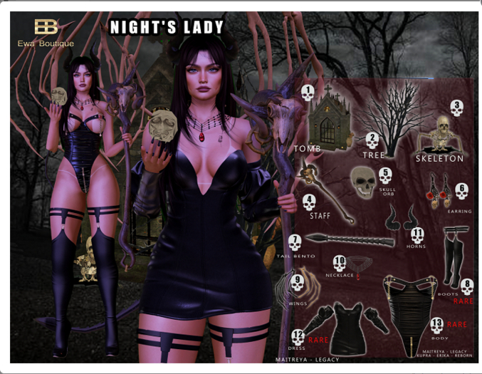 *SD* Night's Lady  - 12 RARE