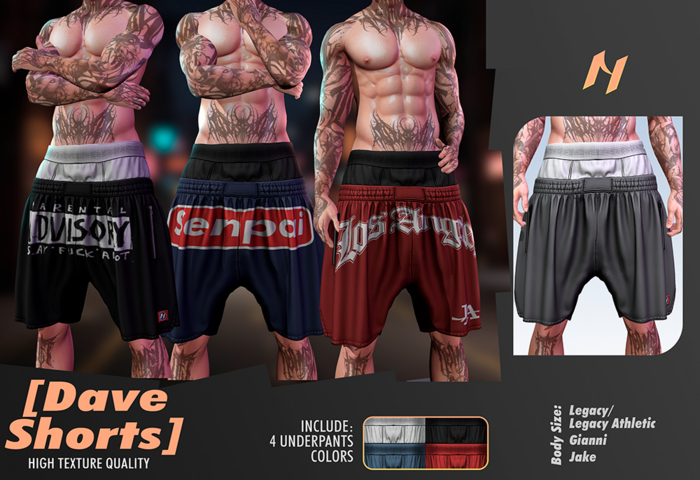 [HRL] Dave Shorts [gray]