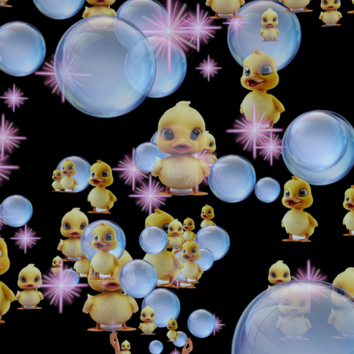 Cute Ducks Confetti Tosser Thrower