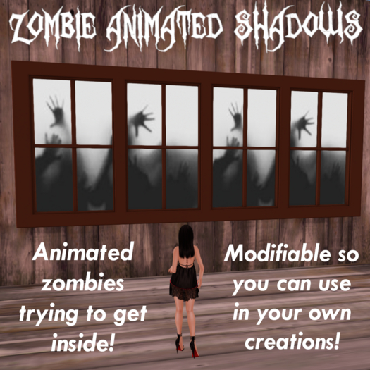 Halloween Zombie Animated Shadows