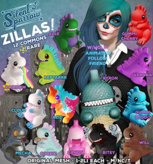 ~silentsparrow~ Mecha  - Zilla - Follow Friend (Wear Me)