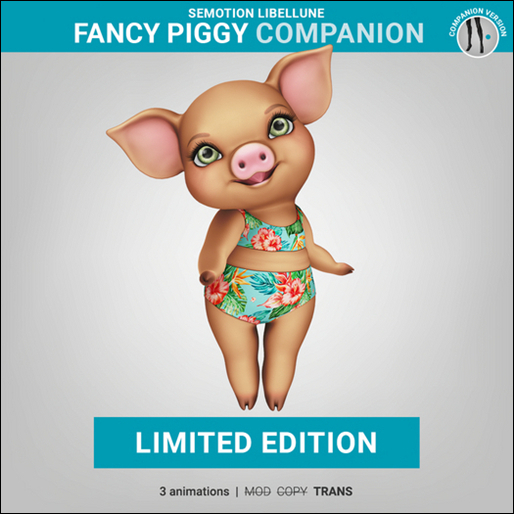 SEmotion Libellune Fancy Piggy Companion LIMITED
