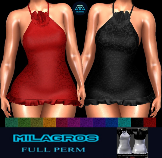 ::MILAGROS::[SHINE FULL PERM] DRESS ASTRID TEXTURE