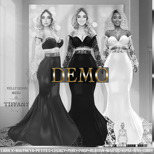 ::TD:: Kelly Gown [Mesh] DEMO + Lara X