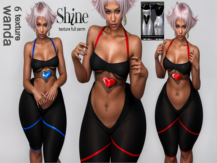 AJ [SHINE FULL PERM] SUIT WANDA  _TEXTURE FULL PERM