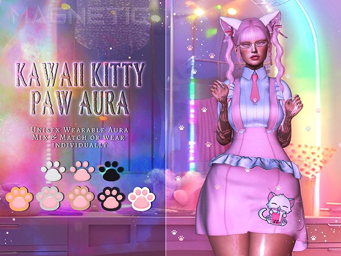Magnetic - Kawaii Kitty Paw Aura (fatpack)
