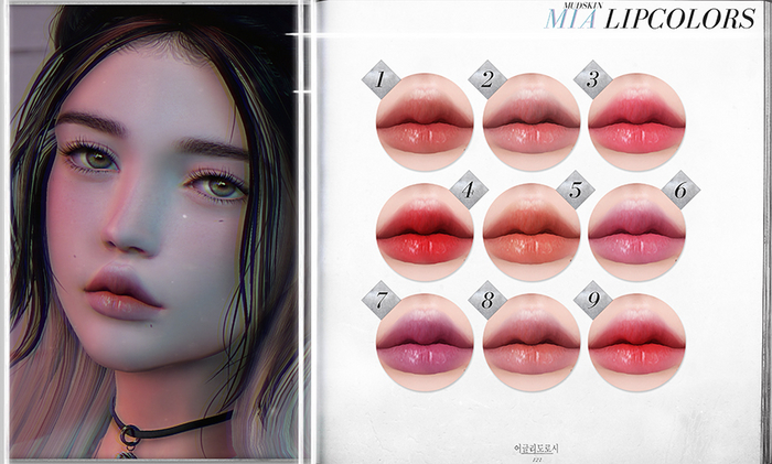 MUDSKIN - MIA's LIP (Catwa) - FATPACK