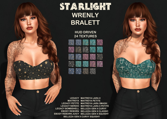 :: SA ::  Wrenly - Bralett with HUD - Ritual