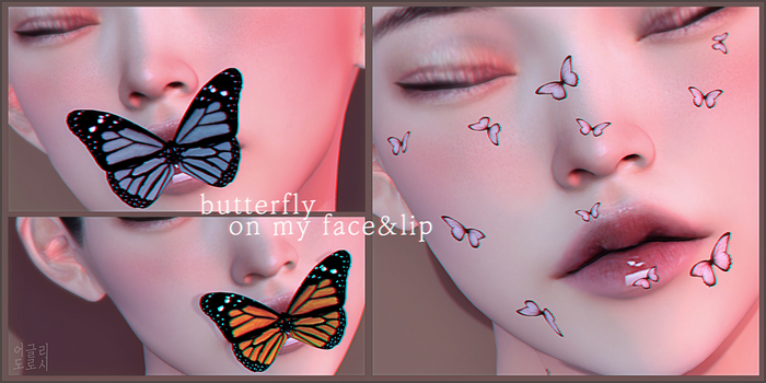 MUDSKIN - BUTTERFLY ON MY FACE & LIP