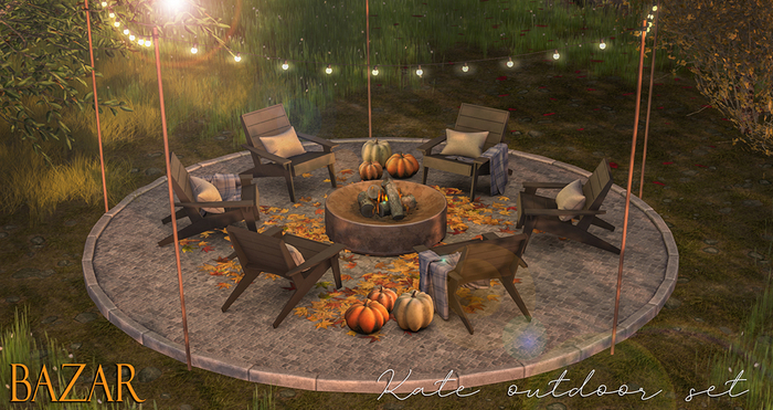 ~BAZAR~Kate outdoor set PG