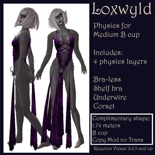 Loxwyld Medium Height B Cup Physics