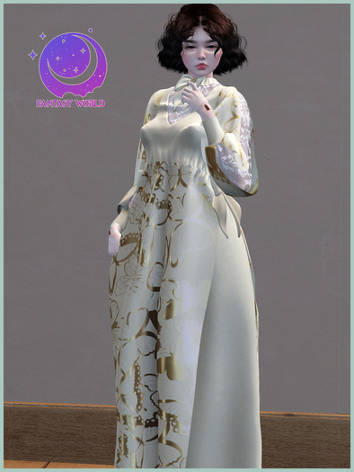{Fantasy world} Seraphina dress -Beige
