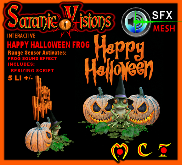 Happy Halloween Frog