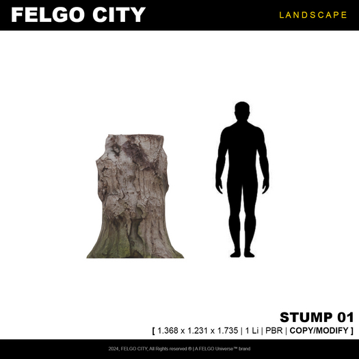 FELGO City // Tree - Stump 01