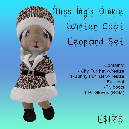 Miss Ing's Dinkie Winter Coat Leopard