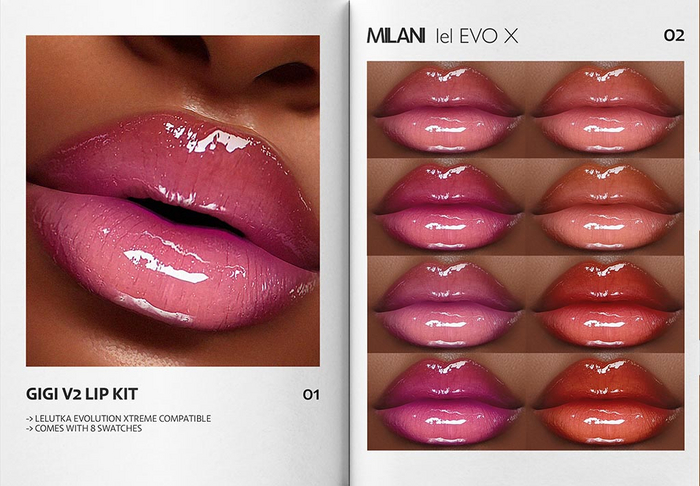 MILANI - "GIGI V2" LIP KIT / FATPACK