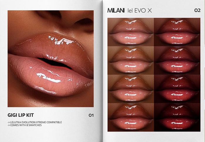 MILANI - "GIGI" LIP KIT / DEMO