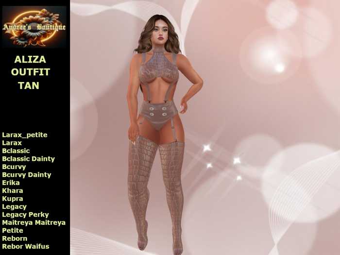 ALIZA TAN OUTFIT BOXED