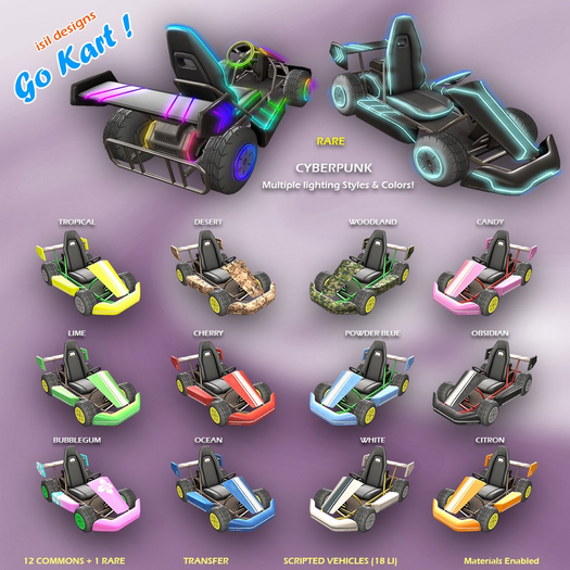 ~isil~ Go Kart (Obsidian) boxed COMMON