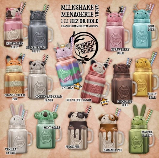 Schadenfreude Orange Cream Fox Milkshake Menagerie